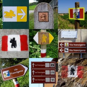 Via-Francigena-Signposts-In-Italy-2012